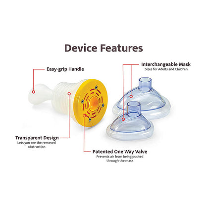 LifeVac Home Kit - Trusted First Aid Portable Airway Assist Device For Choking Emergencies.